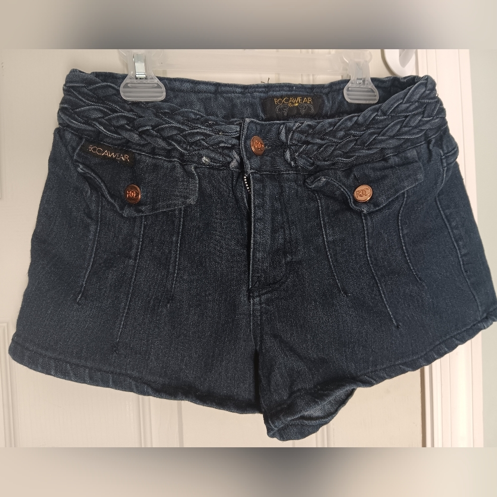 Rocawear dark jean shorts